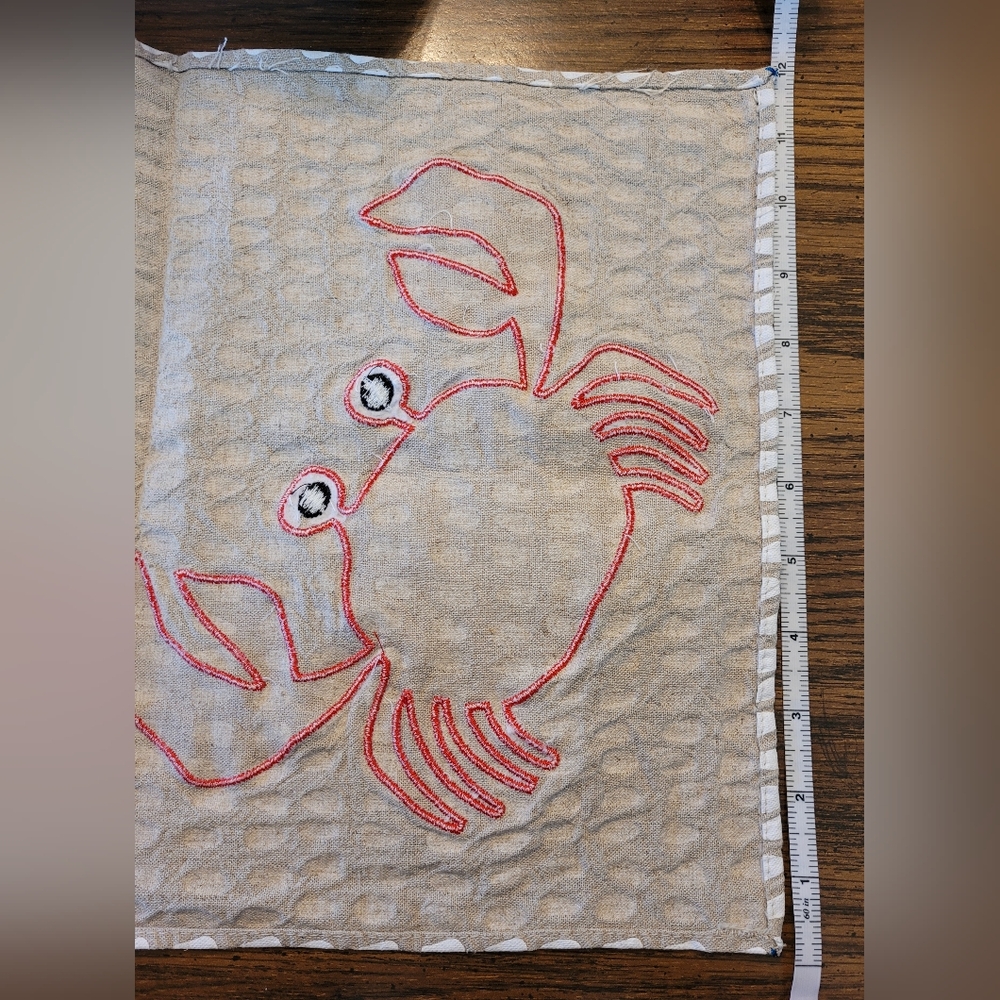 Nautical Anchor and Crab Kitchen Towels - Picture 3 of 4